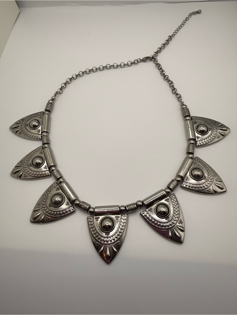 Boho statement necklace -costume jewelry